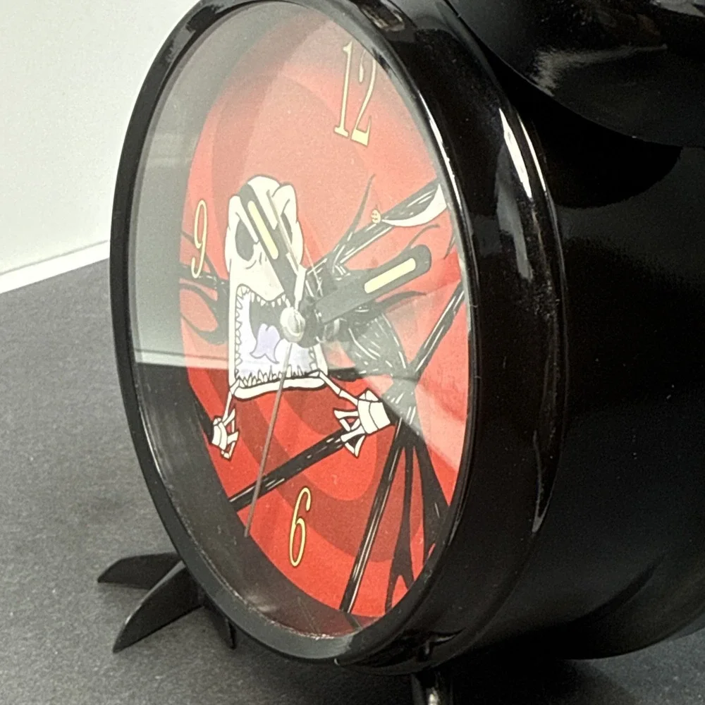 Disney Nightmare Before Christmas Jack Skellington Alarm Clock Metal Double Bell